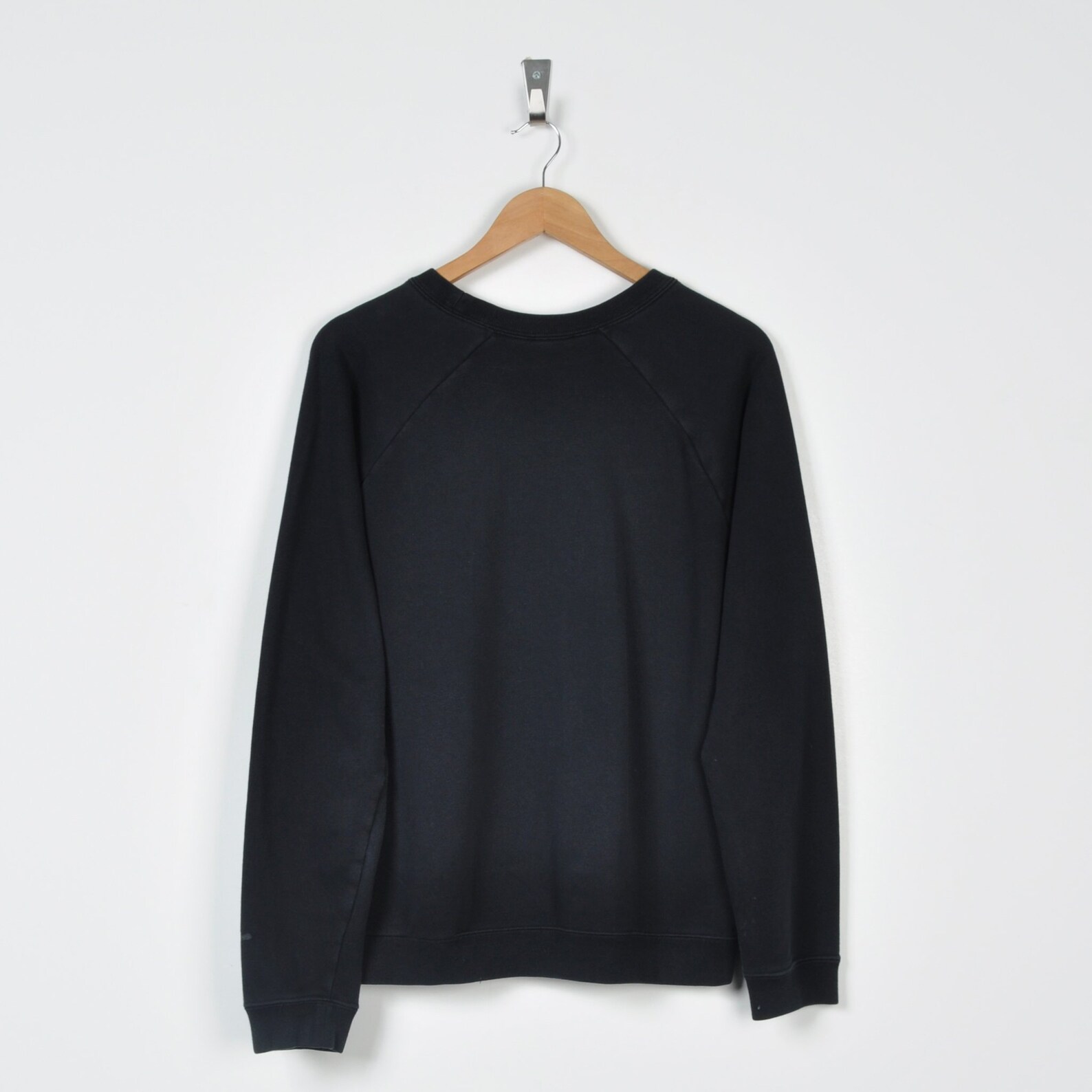 Vintage Nike Suéter Negro Medio Etsy