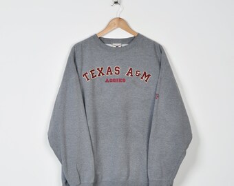 grey college crewneck