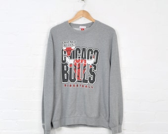 chicago bulls sweater grey