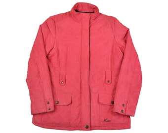 Vintage Musto Insulated Jacket Pink Ladies Large