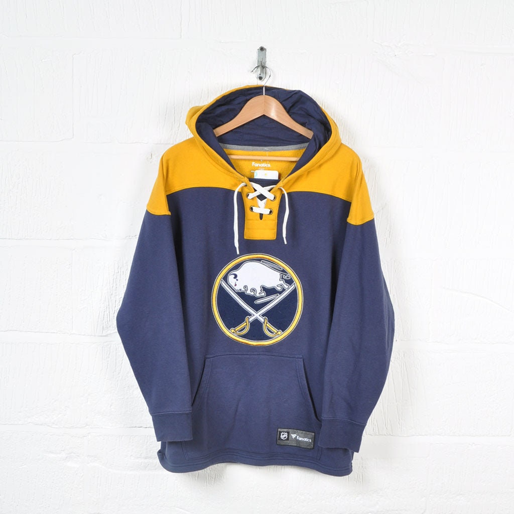 Customized 1980's Buffalo Sabres Home CCM NHL Throwback Jersey