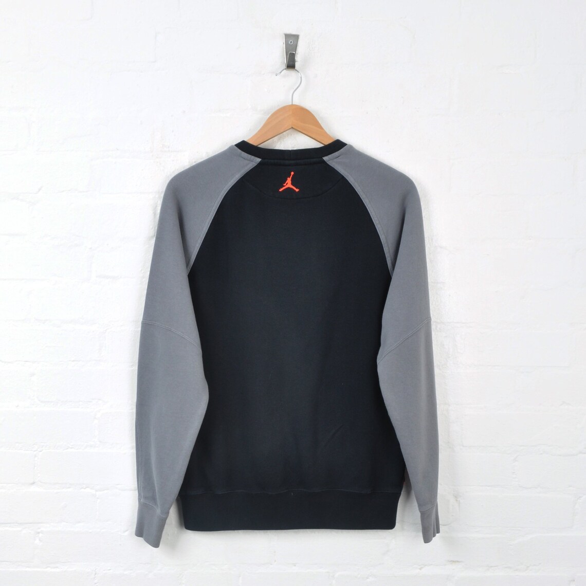 Vintage Nike Jordan Suéter Negro Medio Etsy