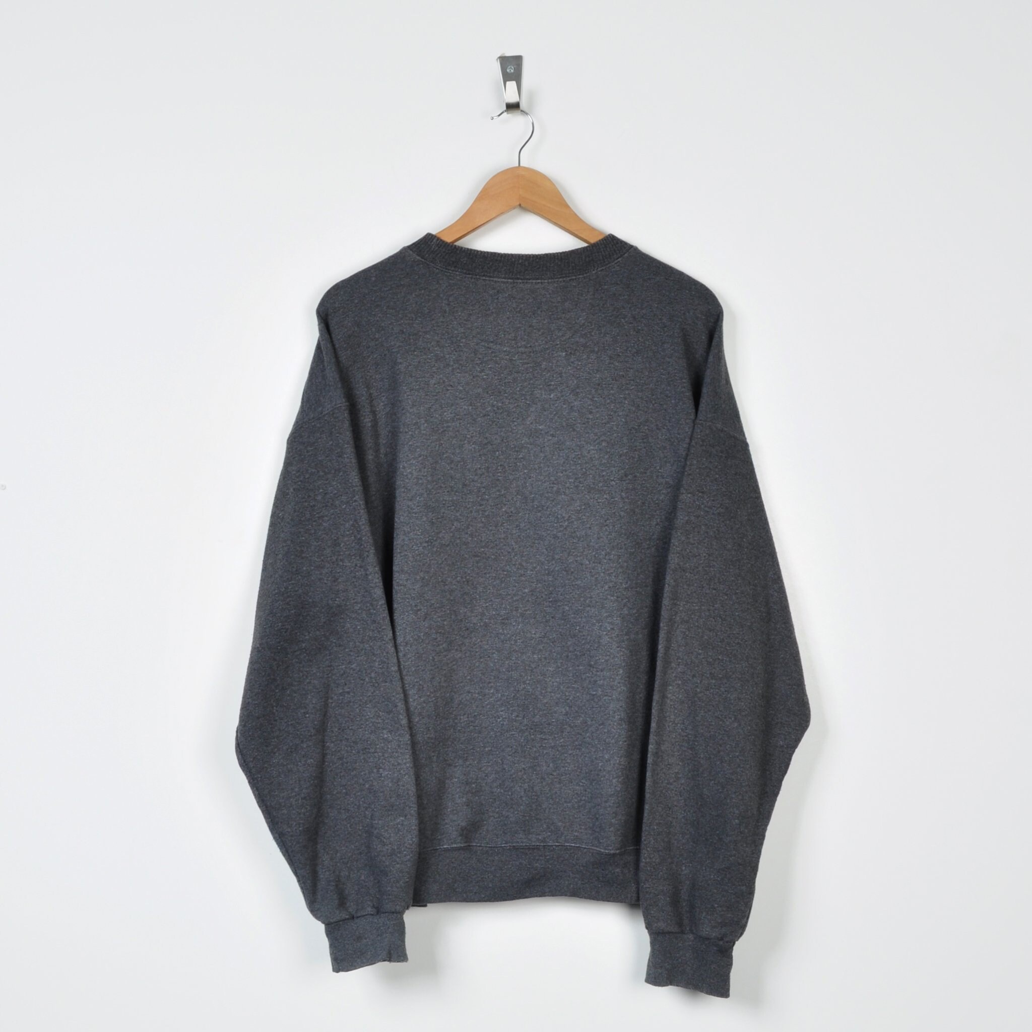 Vintage Starter Sweater Grey Large | Etsy
