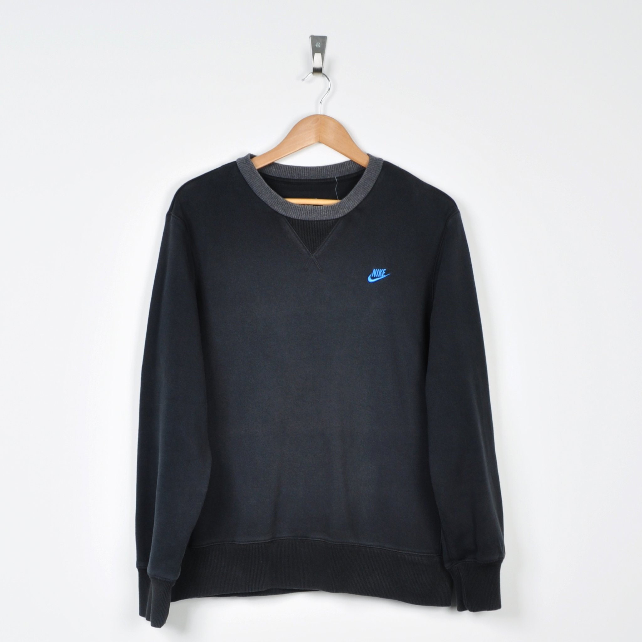 Vintage Nike Sweater Black Medium | Etsy