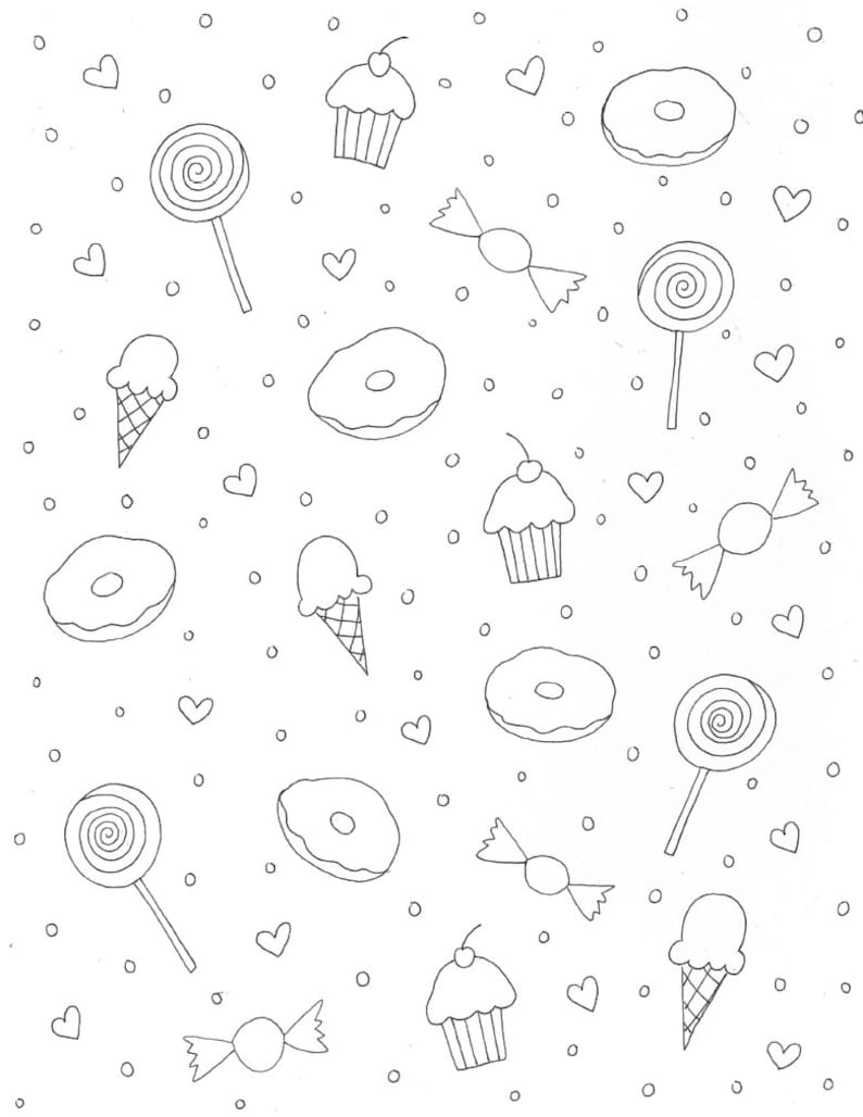 A Coloring Book Full Of Sweet Treats image 6