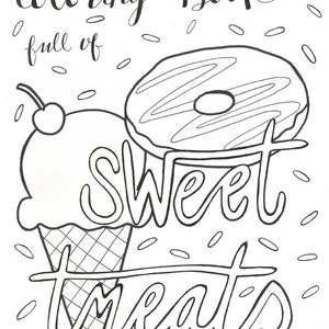A Coloring Book Full Of Sweet Treats image 2