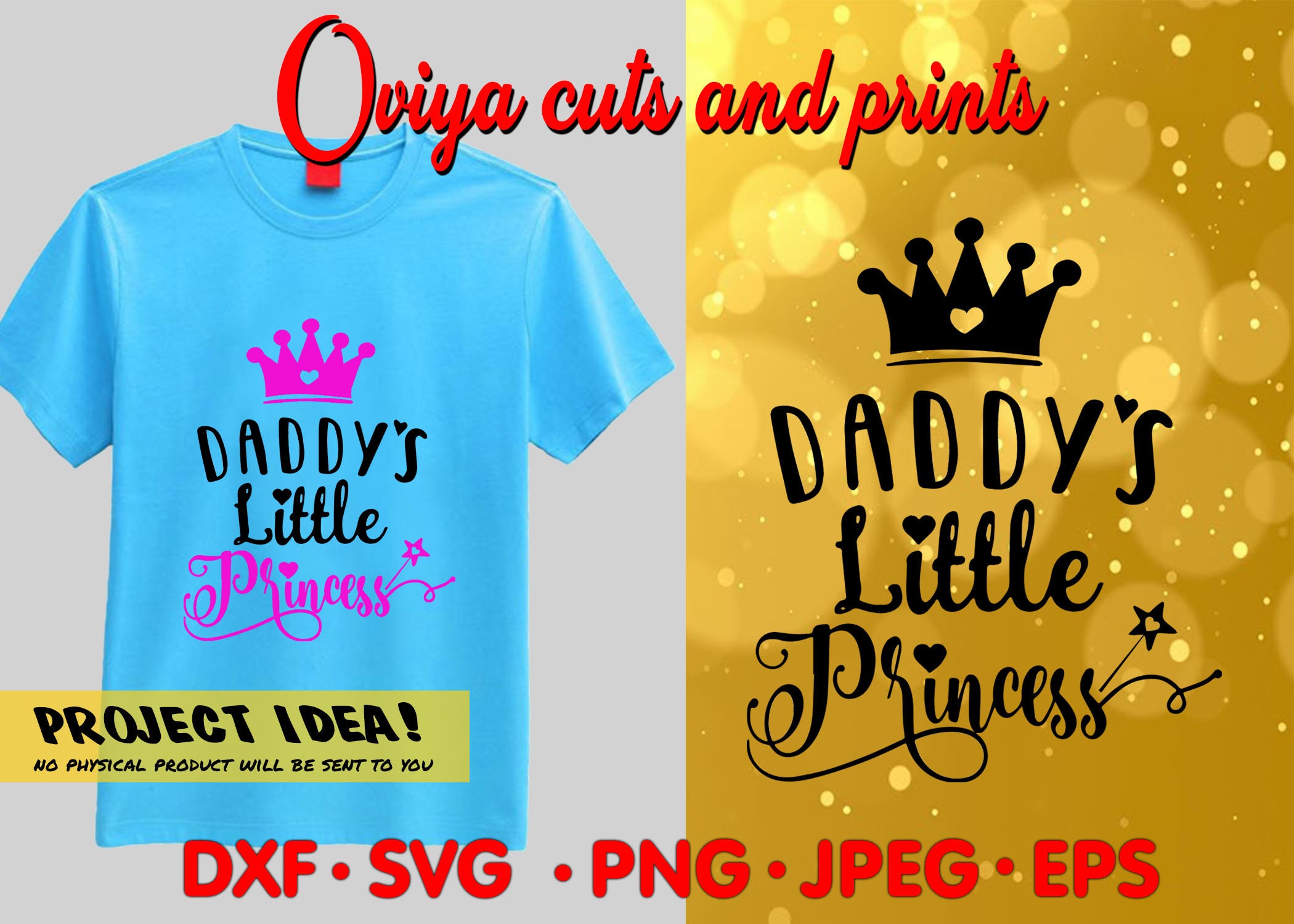 Daddy's Little Princess SVG Daddy's girl svg dxf and | Etsy