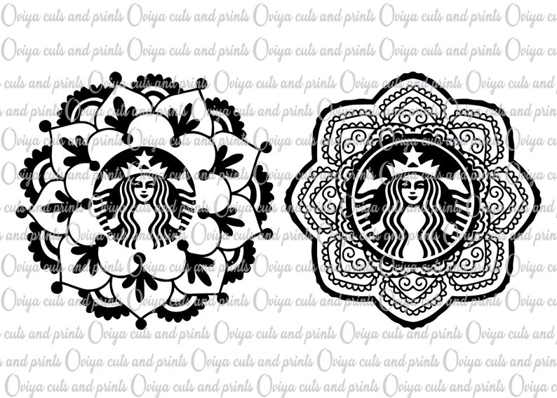Download 90% off 2 styles Starbucks Mandala SVG STARBUCKS SVG Dxf ...