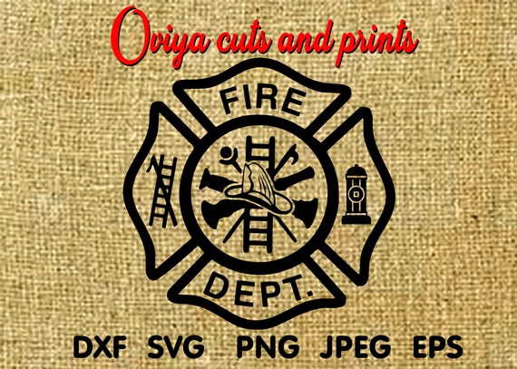 Download Zentangle Svg Mandala Style Fire Department Svg Silhouette Cameo Cricut Cut File Maltese Cross Svg Fire Dept Svg Firefighter Svg Stencils Templates Drawing Drafting