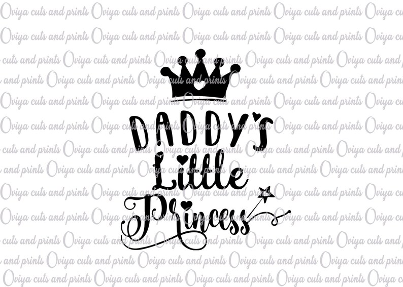 Download Daddy's Little Princess SVG Daddy's girl svg dxf and | Etsy
