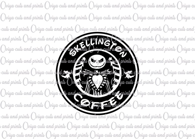 Download Nightmare before Christmas svg Jack Skellington Starbucks ...