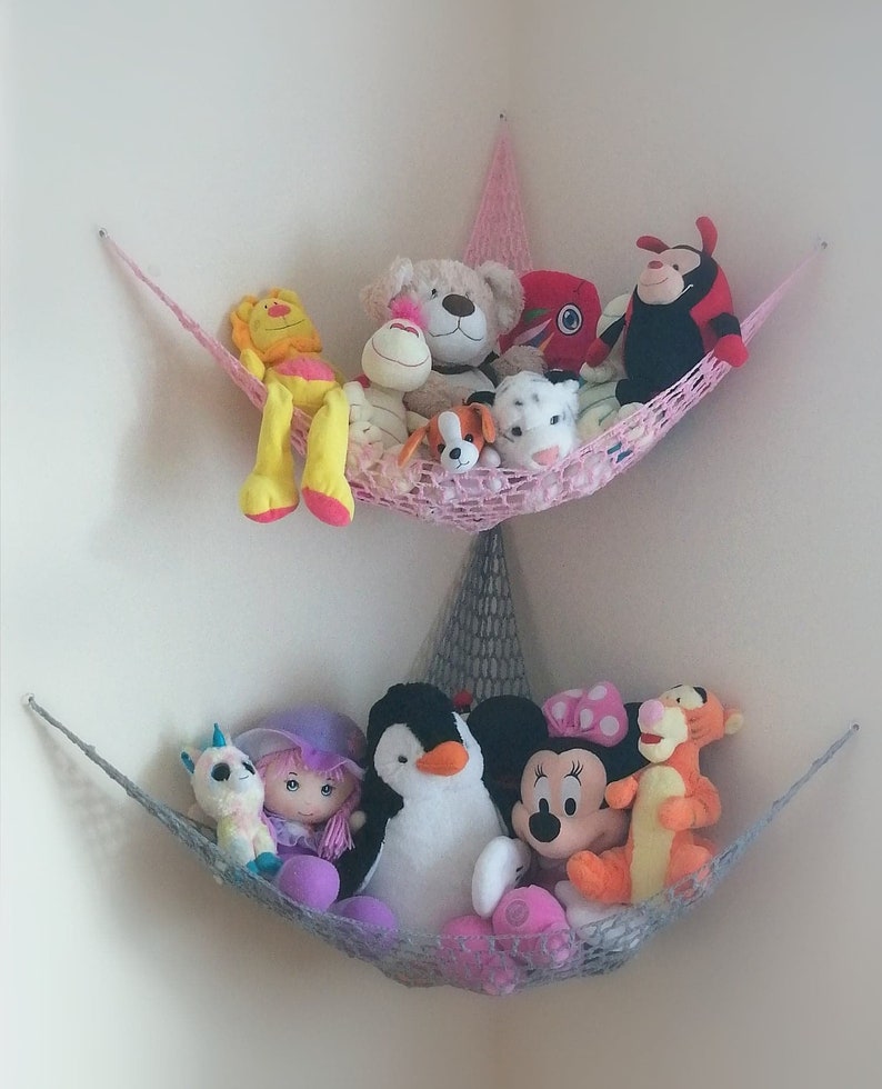 Toy Hammock Soft Toy Storage Teddy Hammock Nursery Decor Etsy UK