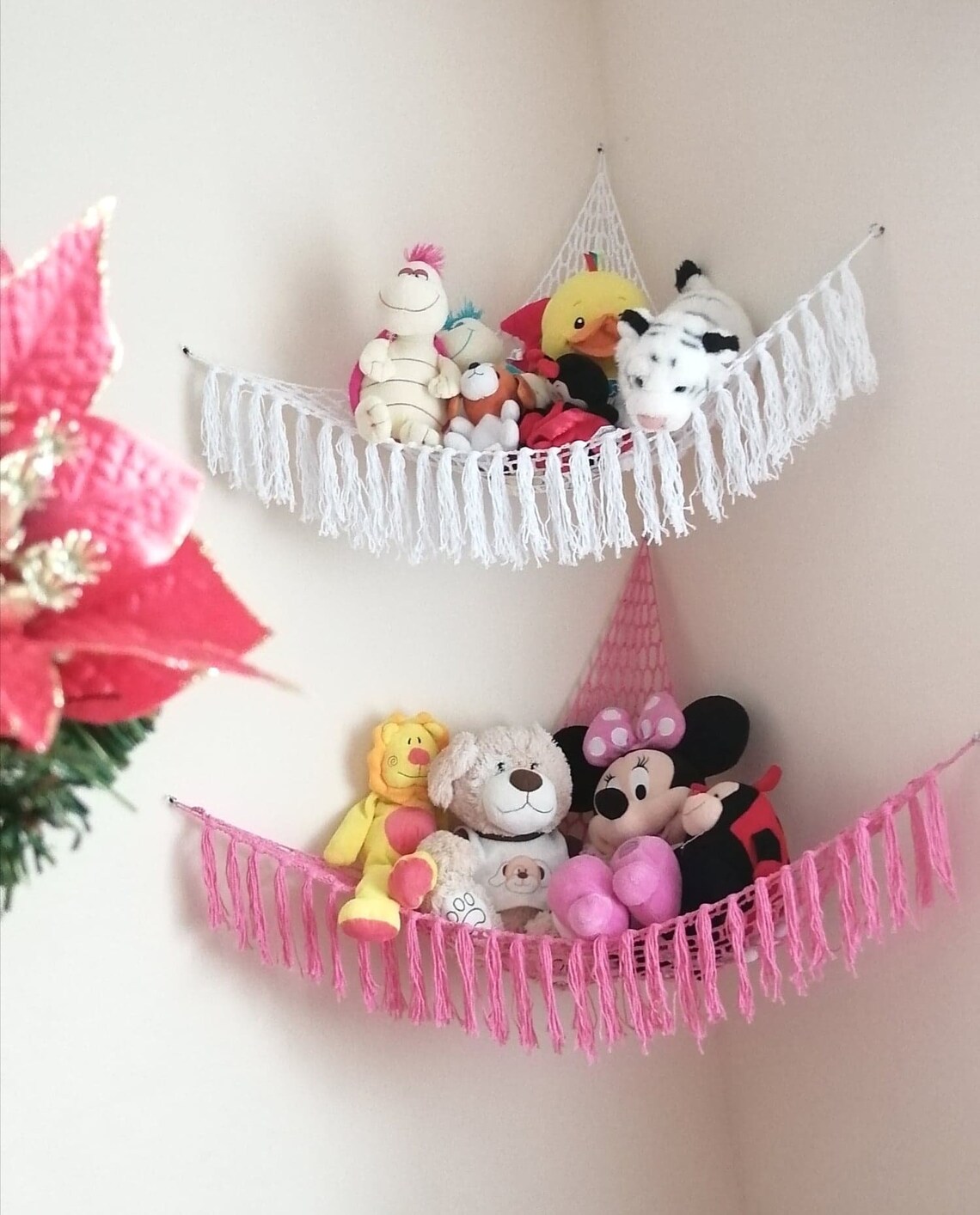 Toy hammock Nursery gift wall hammock toy net kids room Etsy