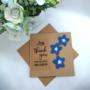 Ne m'oubliez pas carte d'enseignant, carte d'enseignant, cadeau d'assistant d'enseignant, carte de remerciement, merci de m'avoir aidé à grandir, carte d'appréciation de l'enseignant