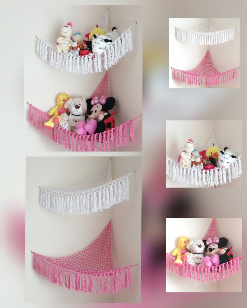 Toy Hammock Nursery Gift Wall Hammock Toy Net Kids Room Etsy UK