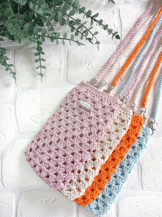 Phone purse, Women gift, Blue Cell Phone bag, Small Crossbody bag, Shoulder phone bag, Redmi Note 8,Samsung,Iphone,Huawei phone bag