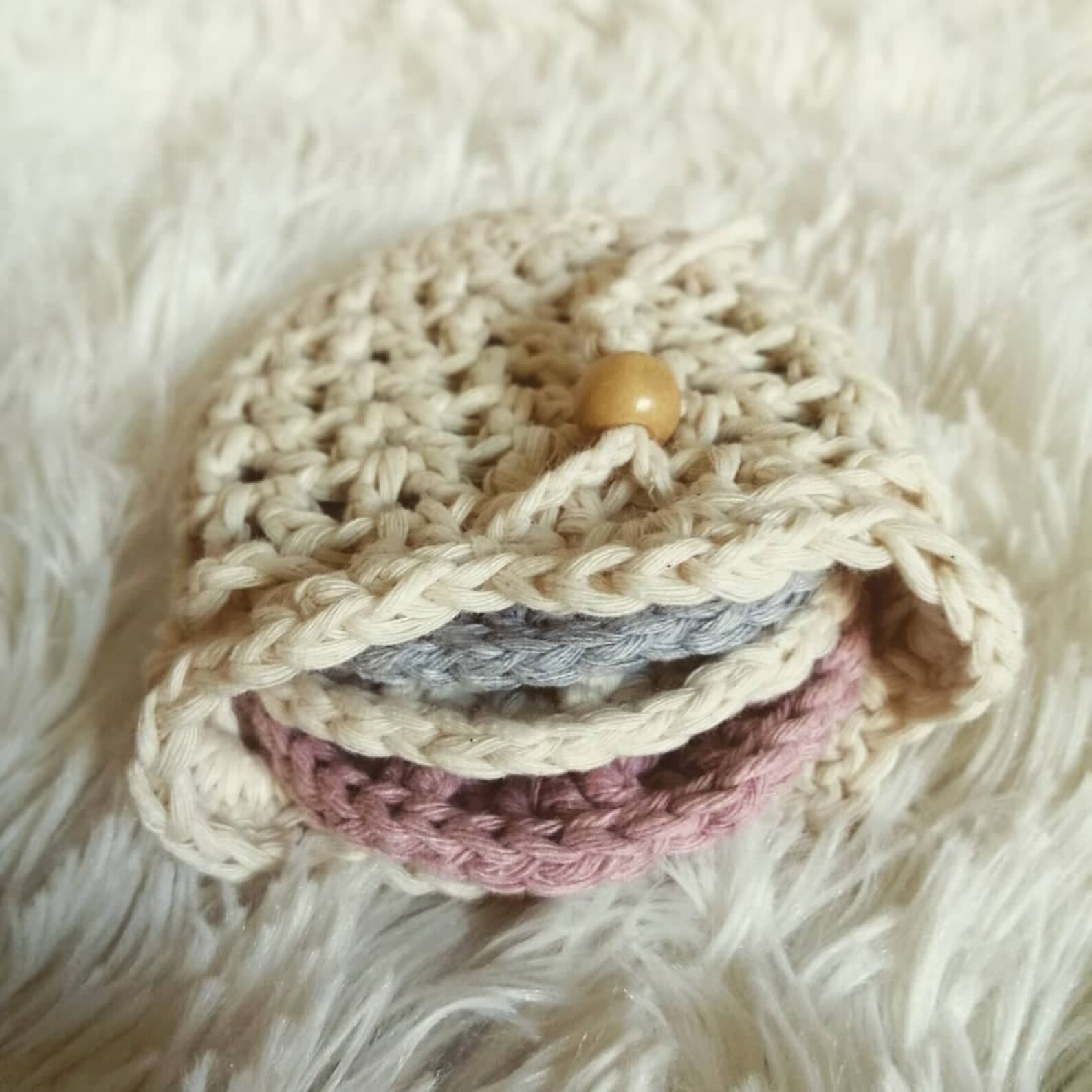 Crochet Cotton Face Pads Handmade Face Pads in Crocheted Etsy