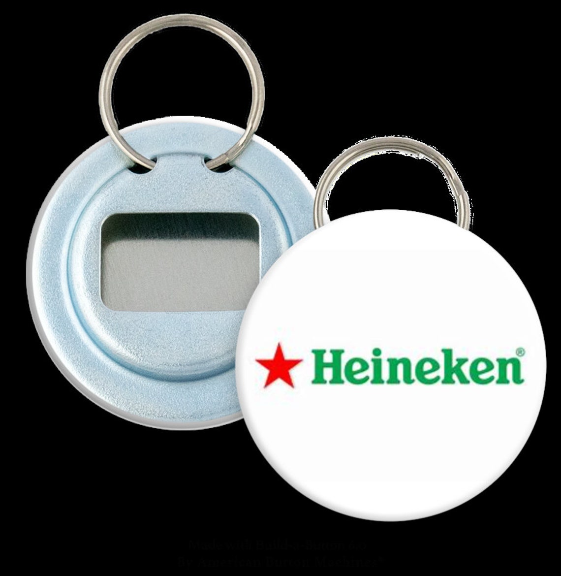 HEINEKEN BEER KEYCHAIN Bottle Opener Etsy
