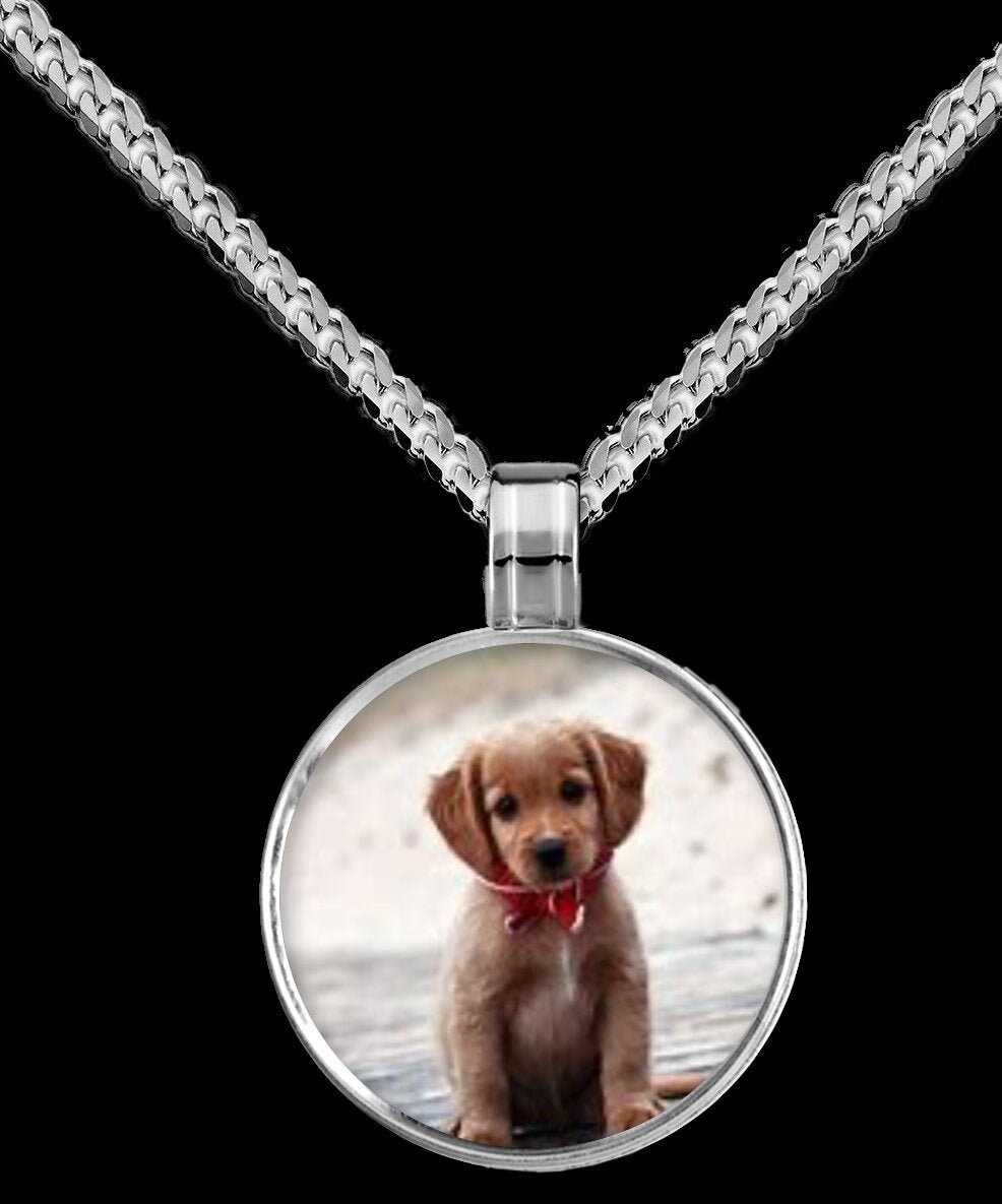 DOG NECKLACE/PENDANT W/20 Silver Chain or Suede chain Etsy