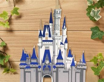 Cinderella Castle Paper Art SVG file for Circuit