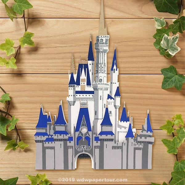 シンデレラ城ペーパーアートSVGファイル（Circuit用）