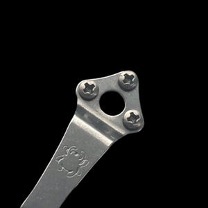 Spydero Pocket Clip Screws • TITANIUM PHILLIPS • Spyderco Models Listed In Description • 3x Screws Per Order
