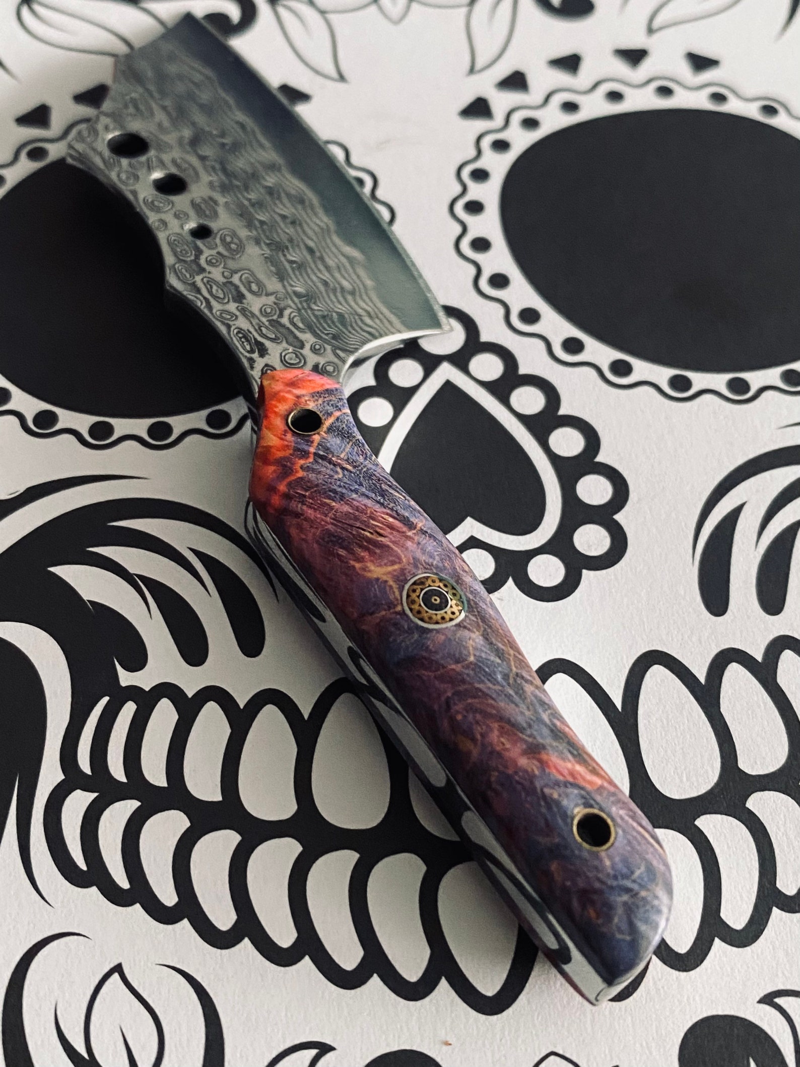 UGI SIN Knives C-Cleaver VG-10 Damascus Steel Custom | Etsy