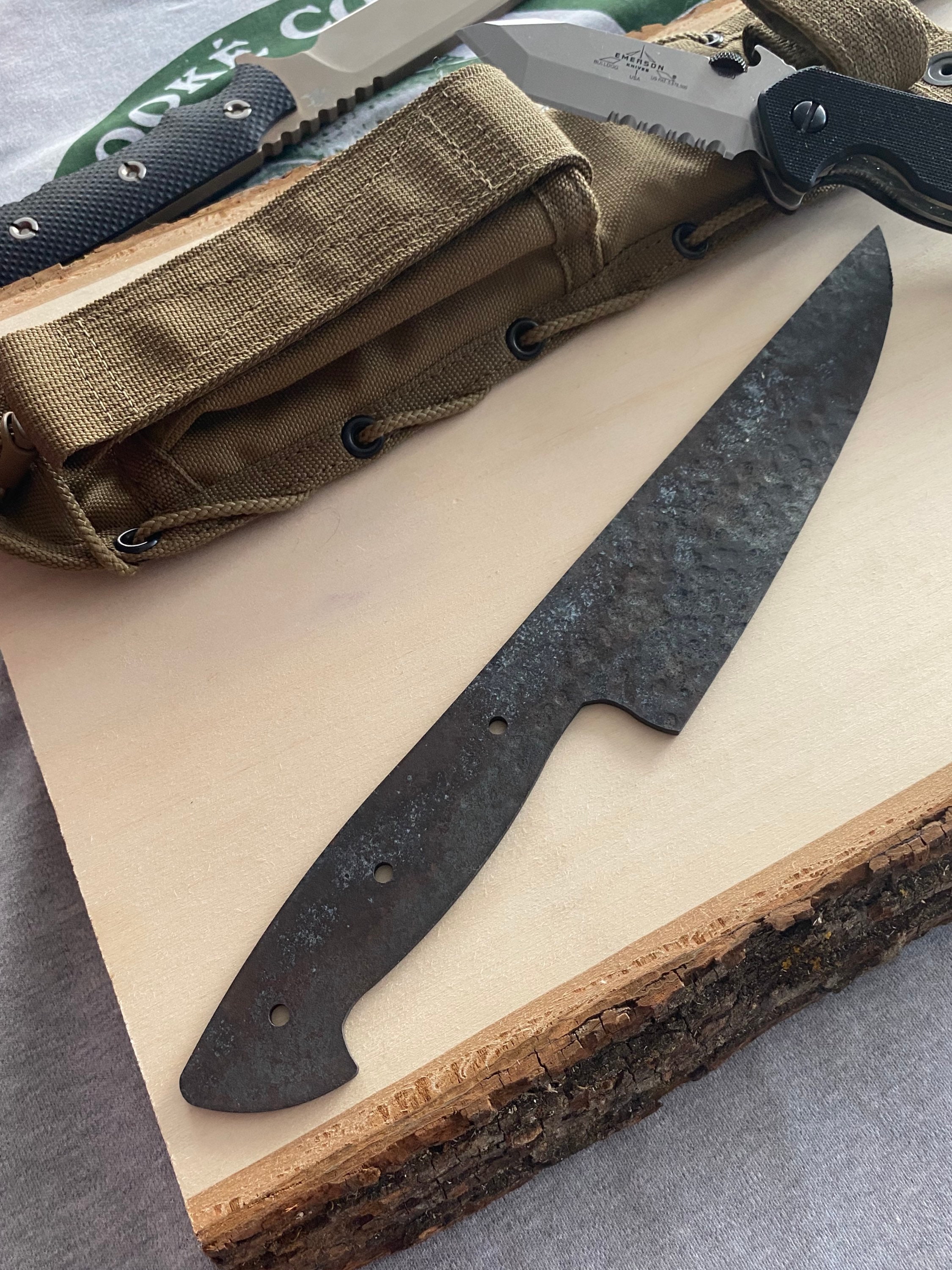 Made to Order Scarbon Steel Knife Blank Knife Making Etsy