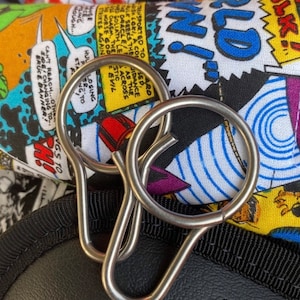 Porte-clés Split O / Argent RAW / Ultraléger + Ultra Fort / Grade 5 Ti / Duo Pack