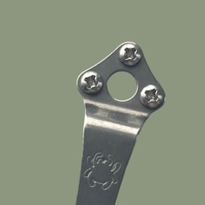 Spydero Pocket Clip Screws • SILVER PHILLIPS • Spyderco Models Listed In Description • 3x Screws Per Order
