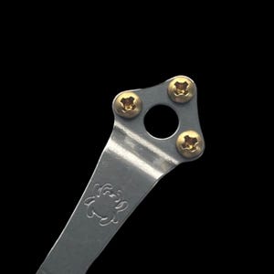 Spydero Pocket Clip Screws • BRASS PHILLIPS • Spyderco Models Listed In Description • 3x Screws Per Order