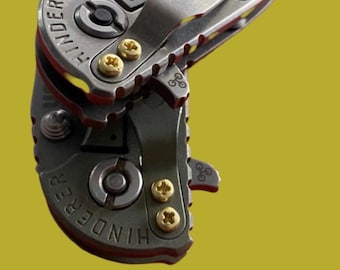 Hinderer Pocket Clip Screws - Fuller Tab Screws XM-18 XM-24 Hinderer Knives BRASS Phillips (2x or 4x Screws)