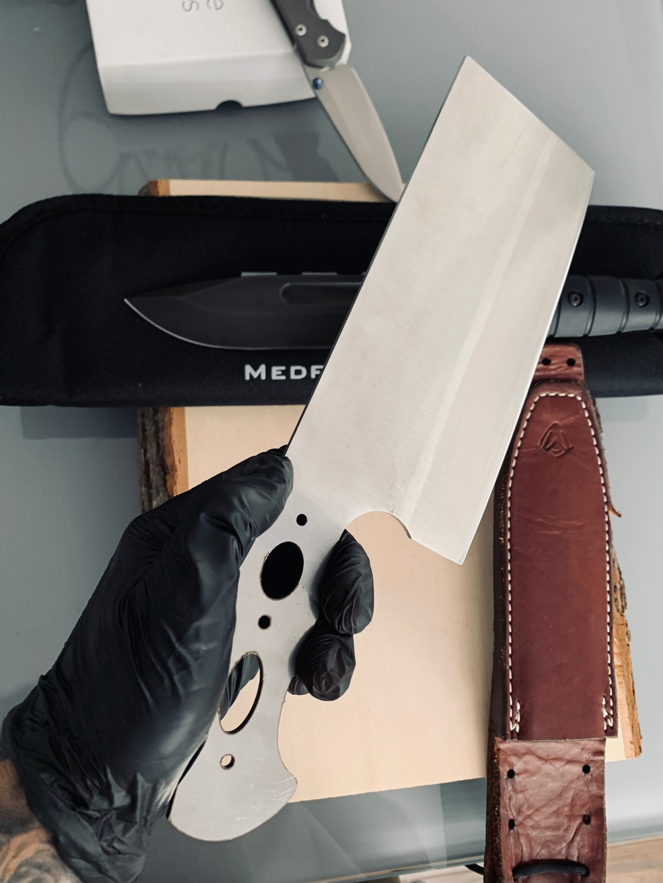 In Stock Stainless Steel Knife Blank Blade Semi Finished Etsy