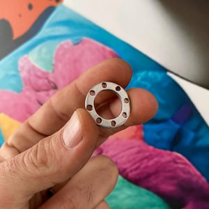 Multi Hole Keychain Add-On / Ultra Strong / • 3/4” Inch Diameter / Stainless Steel Keychain Accessories