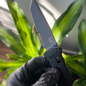Many Benchmade Mini Barrage • MINI EYES Thumb Stud • More Compatibility In Description • Hardware Upgrade • 1x Stud / Blue Zirconium