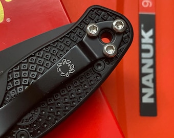 Tornillos de bolsillo Spyderco Tenacious, Resilience, Ambitious, Persistence, TORX de cabeza grande (negros o plateados)