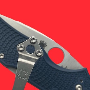 Spydero Pocket Clip Screws • Top Grade 5 TITANIUM TORX 8 • Spyderco Models Listed In Description • 3x Screws Per Order