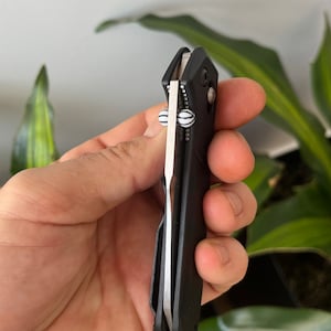 Benchmade Full Sized Bugout • DESIGN EYES Thumb Stud • Compatibility In Description • Hardware Upgrade • 1x Stud / Black Trim