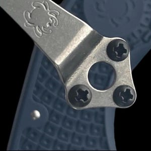 Spydero Pocket Clip Screws • BLACK PHILLIPS • Spyderco Models Listed In Description • 3x Pocket Clip Screws Per Order