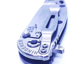 Tornillos de clip de bolsillo Hinderer - Tornillos de pestaña Fuller XM-18 XM-24 Cuchillos Hinderer TITANIO Torx Grado 5 (2x o 4x Tornillos)