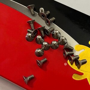 Spyderco Models / FH Titanium Torx Scale Screws / 6x Scale Screws / Compatibility Listed Below