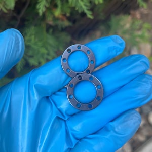 Titanium Multi Hole Keychain Add-On / Ultra Strong / • 1” Inch Diameter