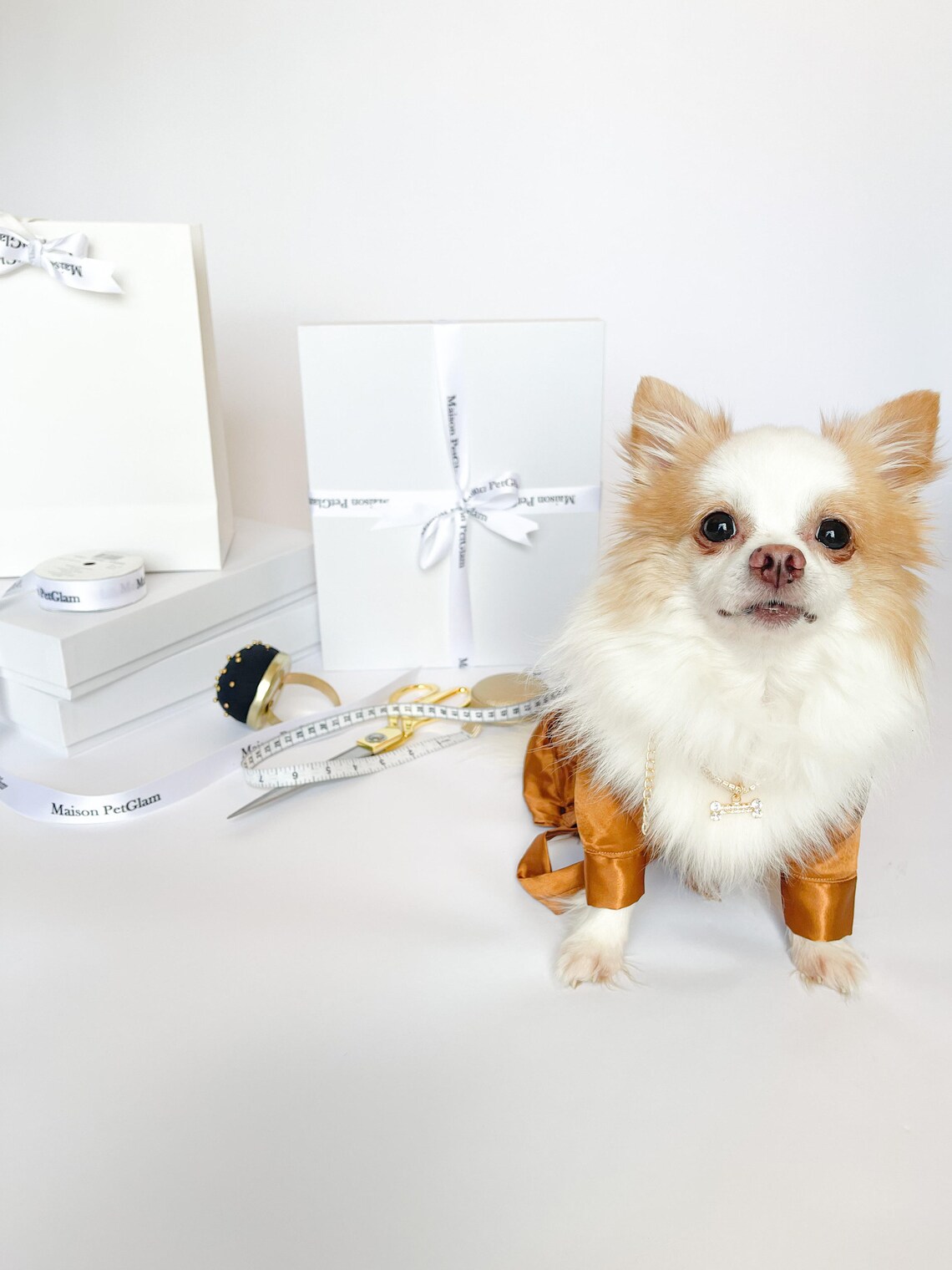 Bridal robe dog bathrobe bridesmaid robe bride robe satin Etsy