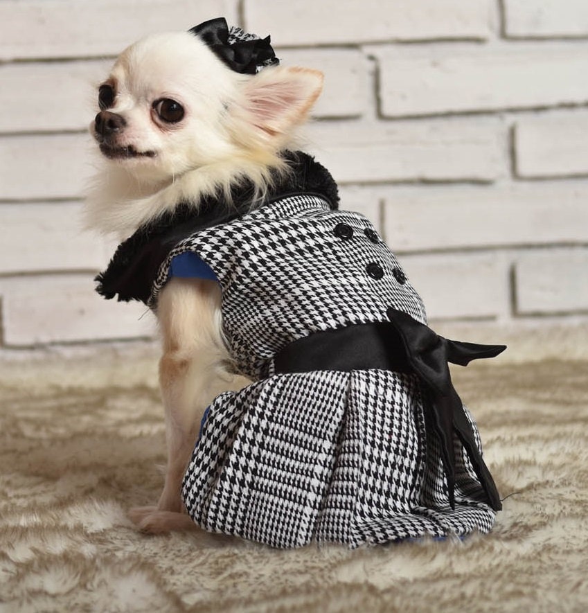 2 Pieces Chihuahua Dresses For Girl Dogs Female Dog Dress Cute Pet