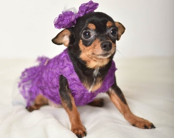Dog wedding dress, Bridesmaid Dog Dress, Dog Dress, dog dresses, dog flower girl, dog harness dress,cat dress, dog clothes, cat dress