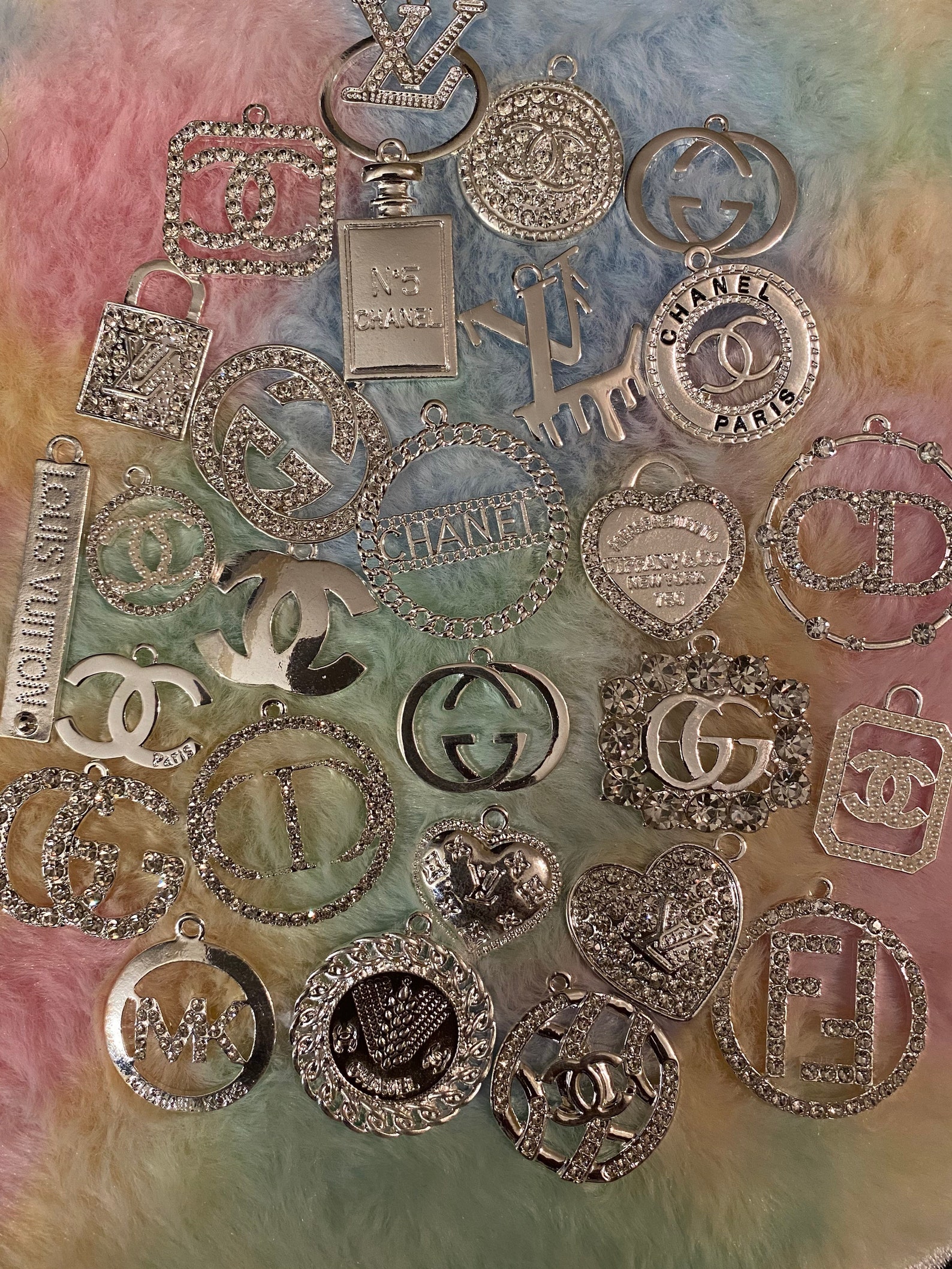 Luxury designer inspired bling charms Etsy