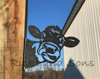 Cow - Steel Metal art / Metal Decor / Outdoor Decor / Metal Sign