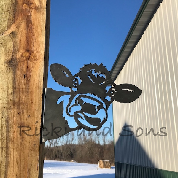 Cow - Steel Metal art / Metal Decor / Outdoor Decor / Metal Sign
