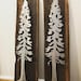 Set of Pine Tree on Barn Wood / Wood and Metal Signs / Rustic Sign / Wall Art / Wall Decor