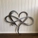 Infinity heart - Steel wall decor Metal Wall art / Metal Home Decor / Steel Wall Decor / Metal Sign